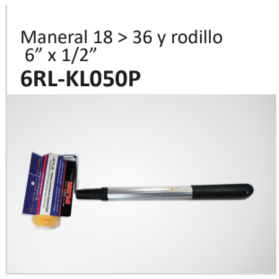 Maneral 18  36 y rodillo6” x 12”6RL-KL050P