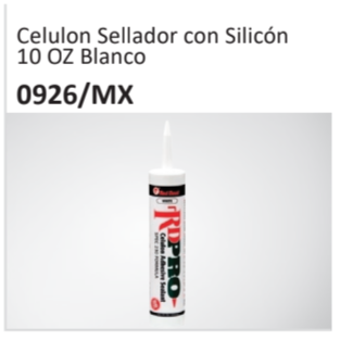 Celulon Sellador con Silicón10 OZ Blanco 0926MX