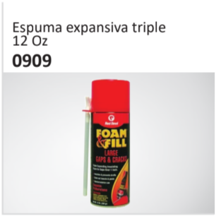 Espuma expansiva triple12 Oz 0909