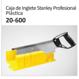 Caja de Inglete Stanley ProfesionalPlás??ca20-600