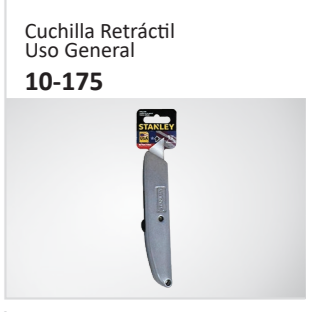 Cuchilla Retrá 10-175