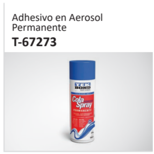 Adhesivo en AerosolPermanente T-67273