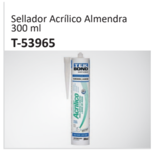 Sellador Acrílico Almendra300 ml T-53965